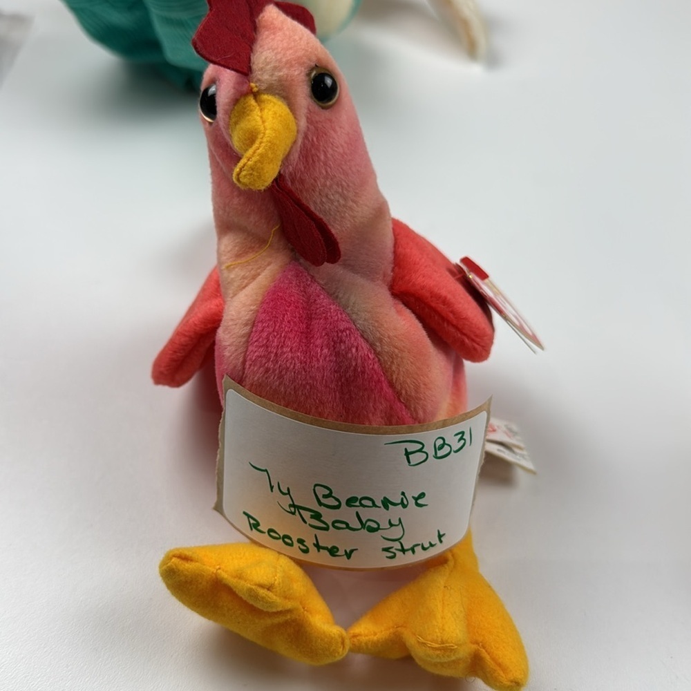 Ty Beanie Baby STRUT the Rooster 1996 Collectible - Picture 7 of 7